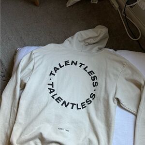 Talentless Cream Hoodie Unisex